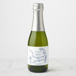 Ocean Edge Brewster Wedding Mini Flasche