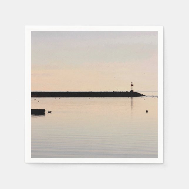 Ocean Foto Serviette (Vorderseite)