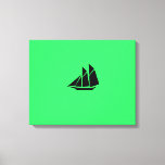 Ocean Glow_Black-on-Green Clipper Ship Leinwanddruck<br><div class="desc">Wenn Sie kreativ sind, können Sie die Größe, Position, Farbe und sogar die Anzahl der Clipper-Schiffe ändern, zusammen mit der Hintergrundfarbe. Klicken Sie einfach auf "Anpassen" und los geht's!< Mit den Optionen des Designwerkzeugs oben rechts können Sie ganz einfach eine ideale "Größe" für Ihre Leinwand auswählen und dann Ihre "Rahmendicke",...</div>