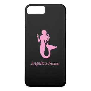 Ocean Glow_Pink-on-Black Mermaid_personalisiert title_seo2