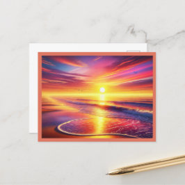 Ocean Glow Postcard Postkarte