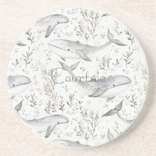 Ocean Gray Whales Getränkeuntersetzer