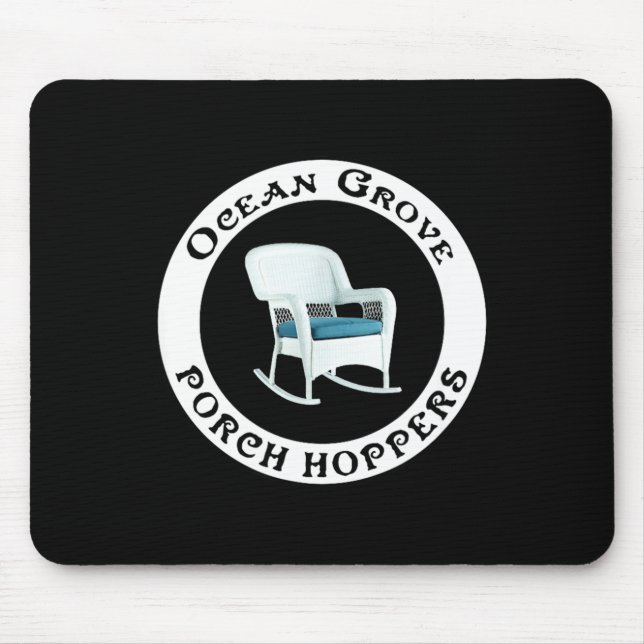Ocean Grove Nj Rch Hopper Summer Beach Gift Men Wo Mousepad (Vorne)