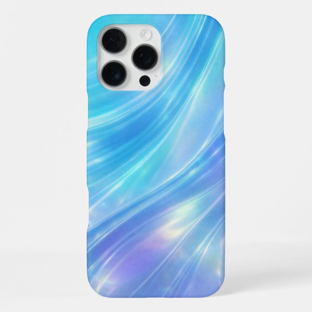 Ocean Holographic Gradient Phone Case iPhone 16 Pro Max Hülle (Rückseite)