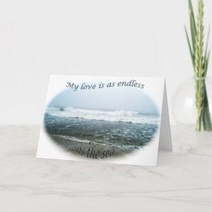 Ocean I Liebe You Card Karte