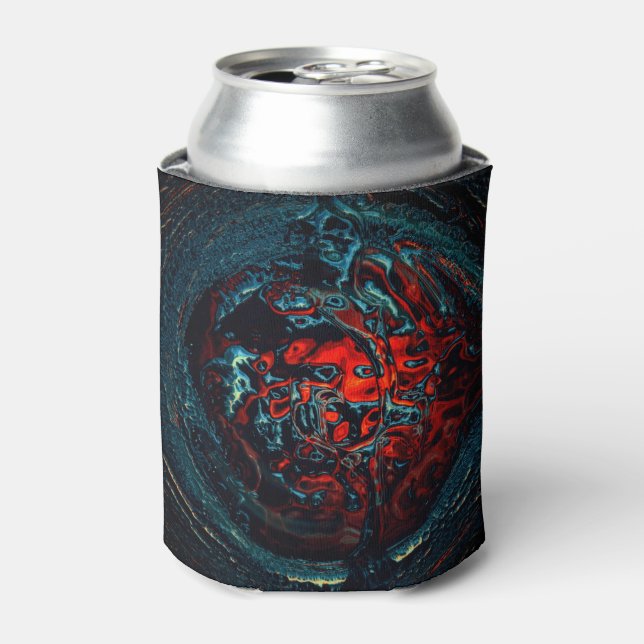 Ocean Inferno Rotes Glow Dosenkühler (Kanne Vorderseite)
