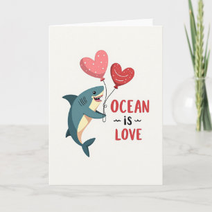 Ocean Is Love Hai-Karte Karte