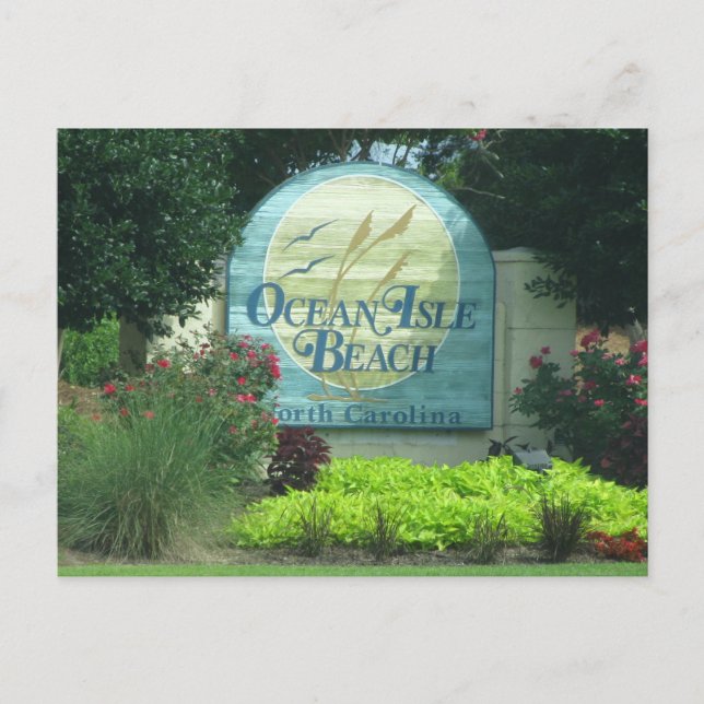 Ocean Isle Beach Postkarte (Vorderseite)