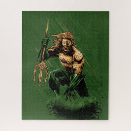 Ocean King Trident Warrior Dynamic Comic Art