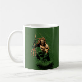 Ocean King Trident Warrior Dynamic Comic Art Kaffeetasse