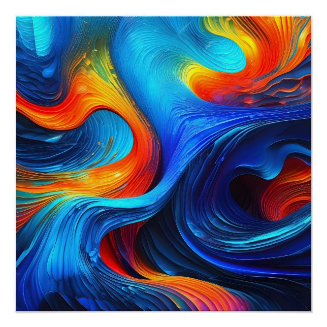 Ocean Lava "Astralsurge" Poster (Vorderseite)