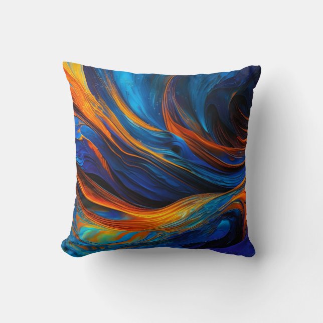 Ocean Lava "Astralswirl" Kissen (Vorderseite)