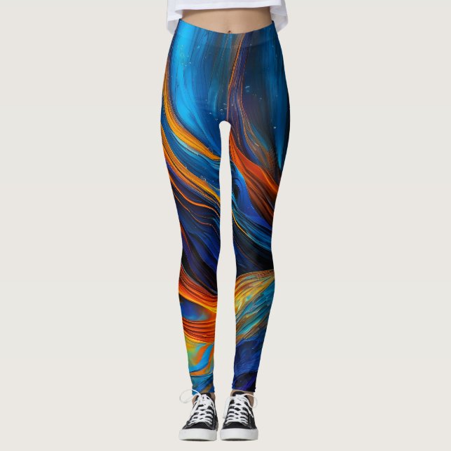 Ocean Lava "Astralswirl" Leggings (Vorderseite)
