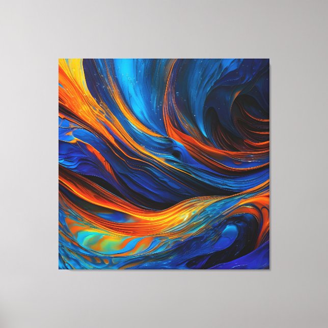 Ocean Lava "Astralswirl" Leinwanddruck (Vorderseite)
