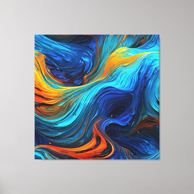 Ocean Lava "Tempestial" Leinwanddruck (Vorderseite)