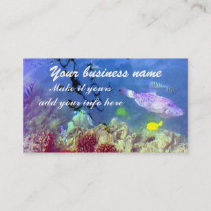 Ocean Life Business Card Visitenkarte