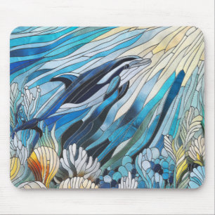Ocean Life - Digital Art Mosaik Mousepad