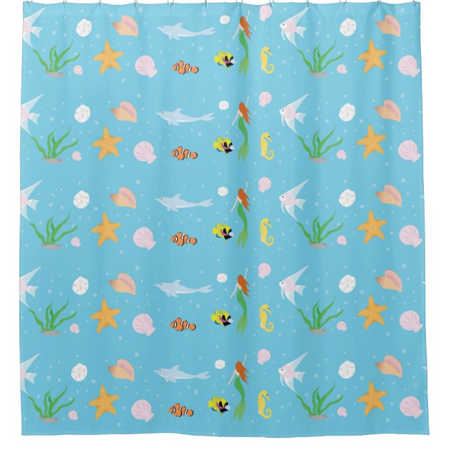 Ocean Life Duschvorhang (Vorderseite)