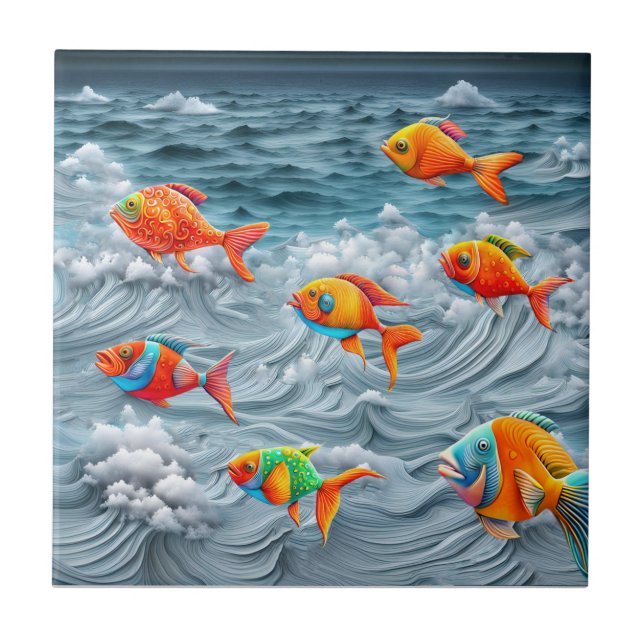 Ocean Life Fliese (Vorderseite)
