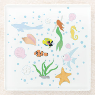 Ocean Life Glasuntersetzer