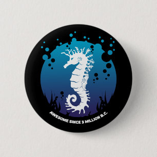 Ocean Life Graphic Design - Seepferde Button