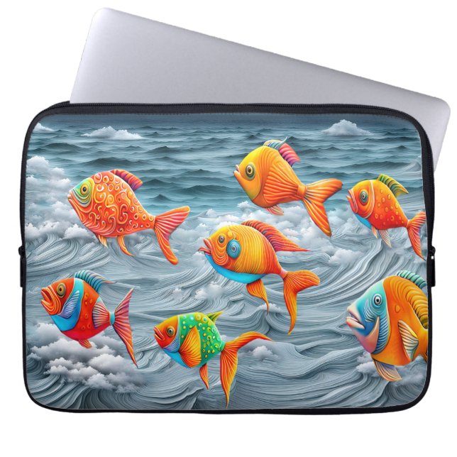 Ocean Life Laptopschutzhülle (Vorderseite)