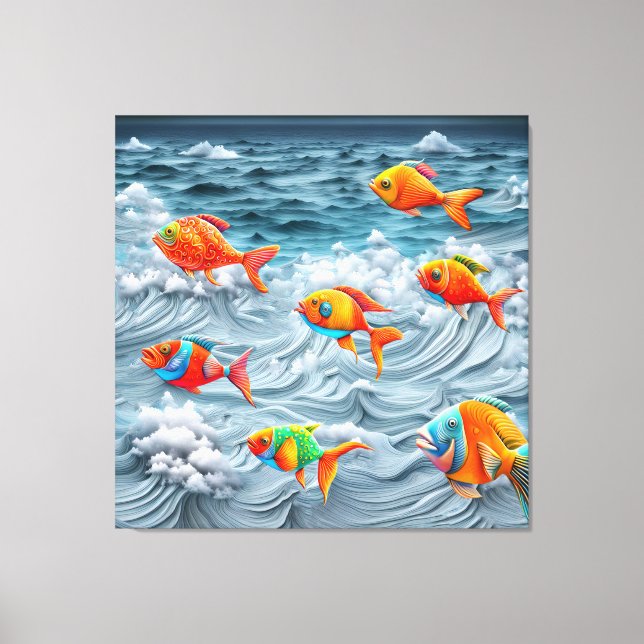 Ocean Life Leinwanddruck (Vorderseite)