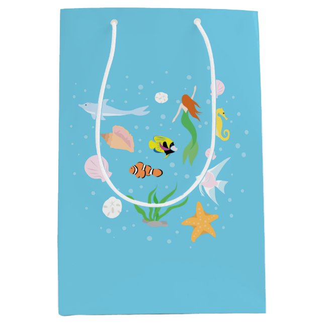 Ocean Life Mittlere Geschenktüte (Vorderseite)