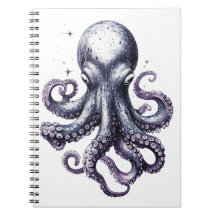 Ocean Life Octopus-Notebook