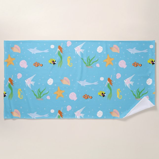 Ocean Life Strandtuch (Vorderseite)