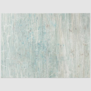 Ocean Light Blue Beach Rustikale Holzdekoupage Seidenpapier