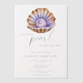 Ocean Little Pearl Under The Sea Baby Shower