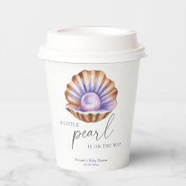 Ocean Little Pearl Under The Sea Baby Shower Pappbecher