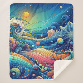 Ocean Lover Artistic Sherpadecke