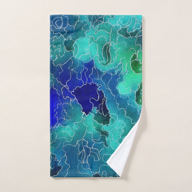 Ocean Maze Handtuch (Handtuch)