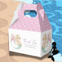 Ocean Mermaid Party Baby Dusche Vielen Dank
