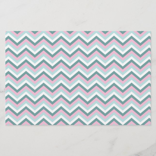 Ocean Mist Zickzack Muster (Vorderseite)