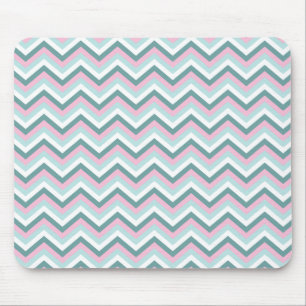 Ocean Mist Zickzack Muster Mousepad