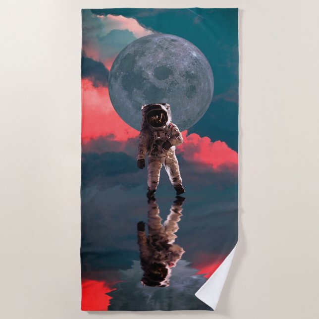Ocean Moonwalk Strandtuch (Vorderseite)
