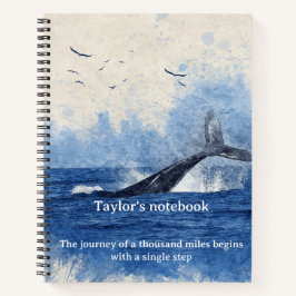 Ocean Notebook – Sea-Inspired Journal for Notes Notizbuch