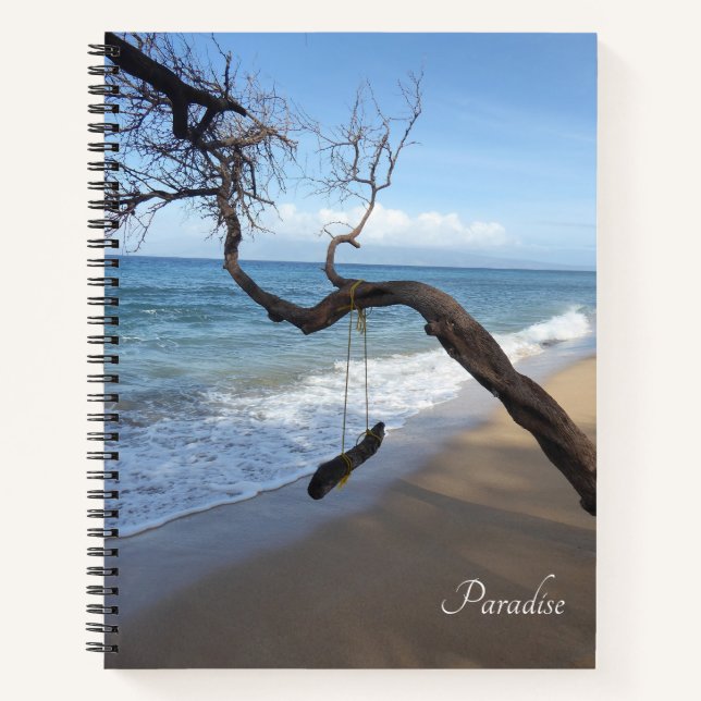 Ocean Paradise Photo de couture Grand Carnet Spira (Devant)