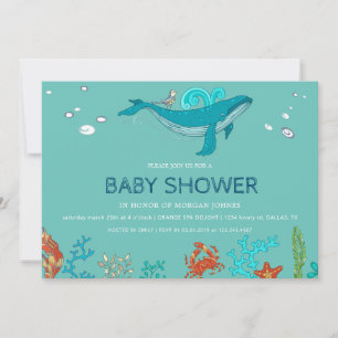 Ocean Party   Invitation Baby shower