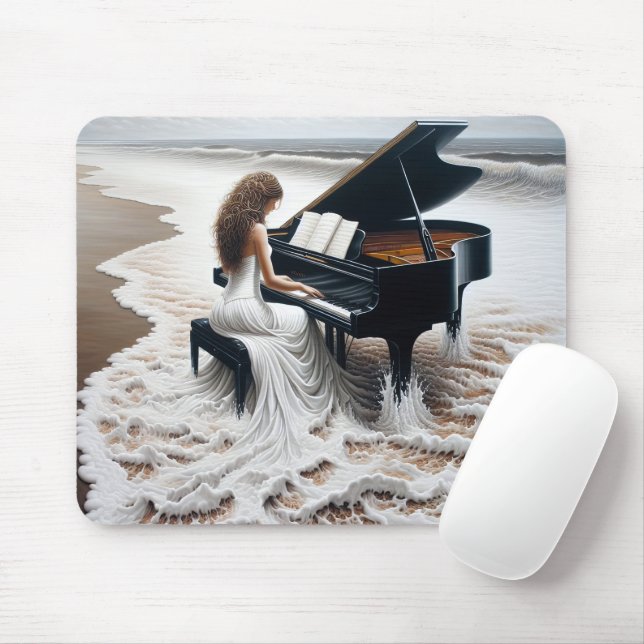 Ocean Pianist Mousepad (Mit Mouse)