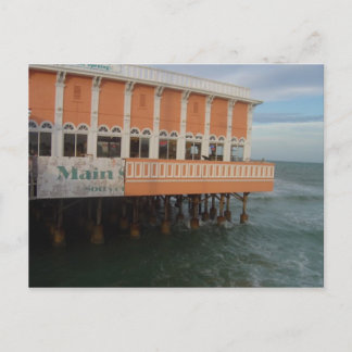 Ocean Pier Postcard Postkarte