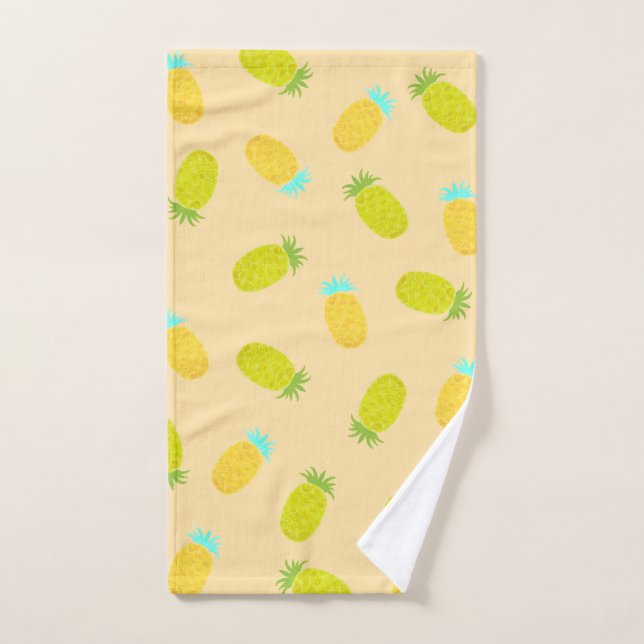 Ocean Pineapples Pattern  Handtuch (Handtuch)