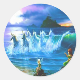 Océan Plein De Stickers Unicorns