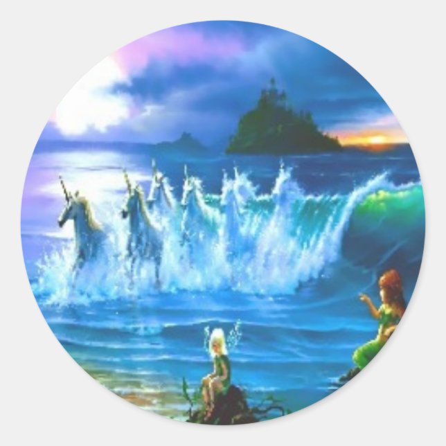 Océan Plein De Stickers Unicorns (Devant)