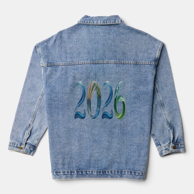Ocean Resilience 2026 Jeansjacke (Rückseite)