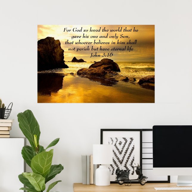 Ocean Rock Poster (Heimbüro)