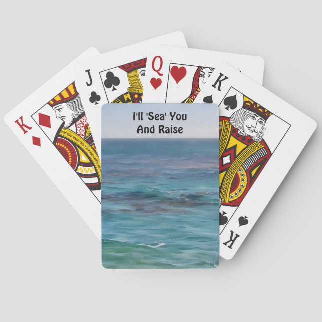 Ocean Sea Art jeu de jeu de cartes (dos)